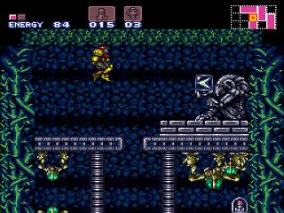 Screenshot Thumbnail / Media File 1 for Super Metroid (Japan, USA) (En,Ja) [Hack by Banana Oyaji v1.06] (~Metroid Legacy)